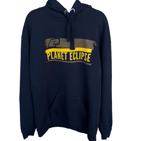 Planet Eclipse Adult Hoodie Sweatshirt 3X Blue Paintball Long Sleeve Activewear - Picture 1 of 13
